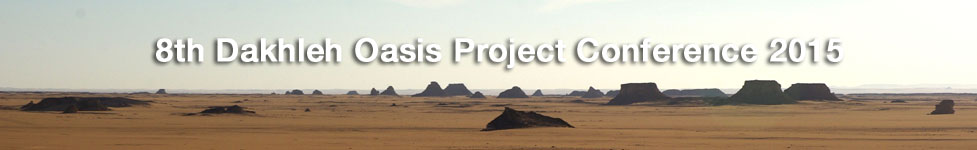 8th Dakhleh Oasis Project Conference 2015